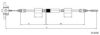 CABOR 10.8188 Cable, parking brake
